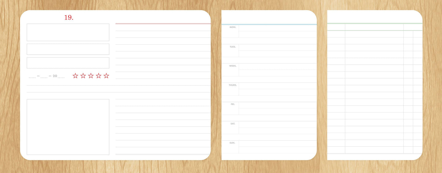 Index: Ledger & Date Book 2-Pack