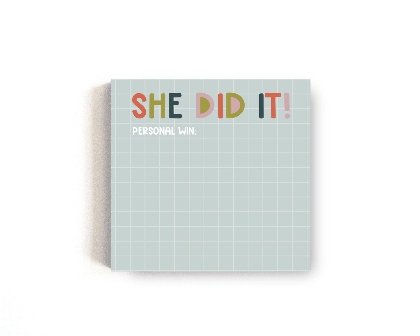 She Did It Feminist You Go Girl Sticky Notes