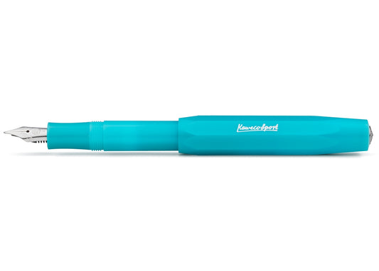Kaweco Frosted Sport Fountain Pen in Light Blueberry