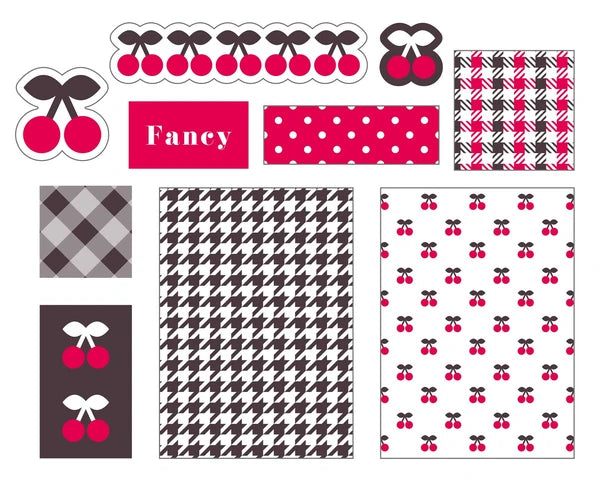 Poppie Cherry Sticker Flakes