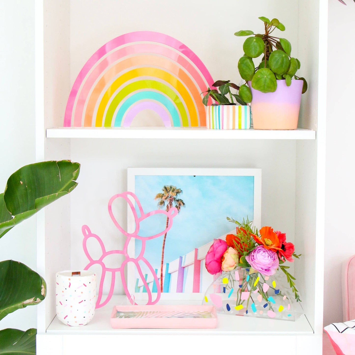 Standing Rainbow Acrylic Decor