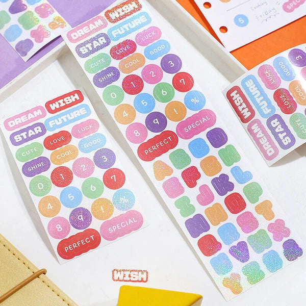 Petit "Message" Planner Sticker Roll