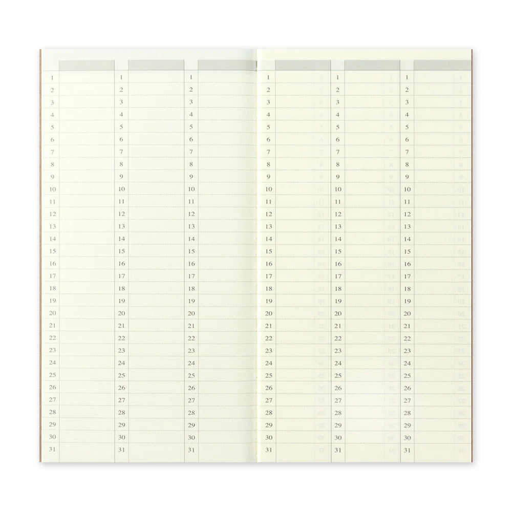 Traveler's Notebook 018 Free Diary (Weekly Vertical)