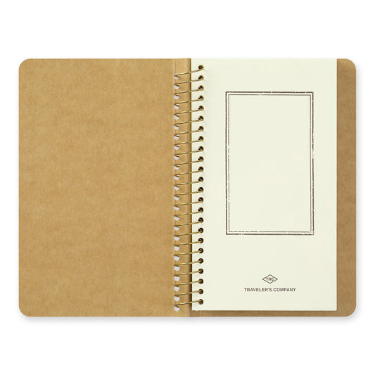 TRC A6 Slim Spiral Ring Notebook with Paper Pocket
