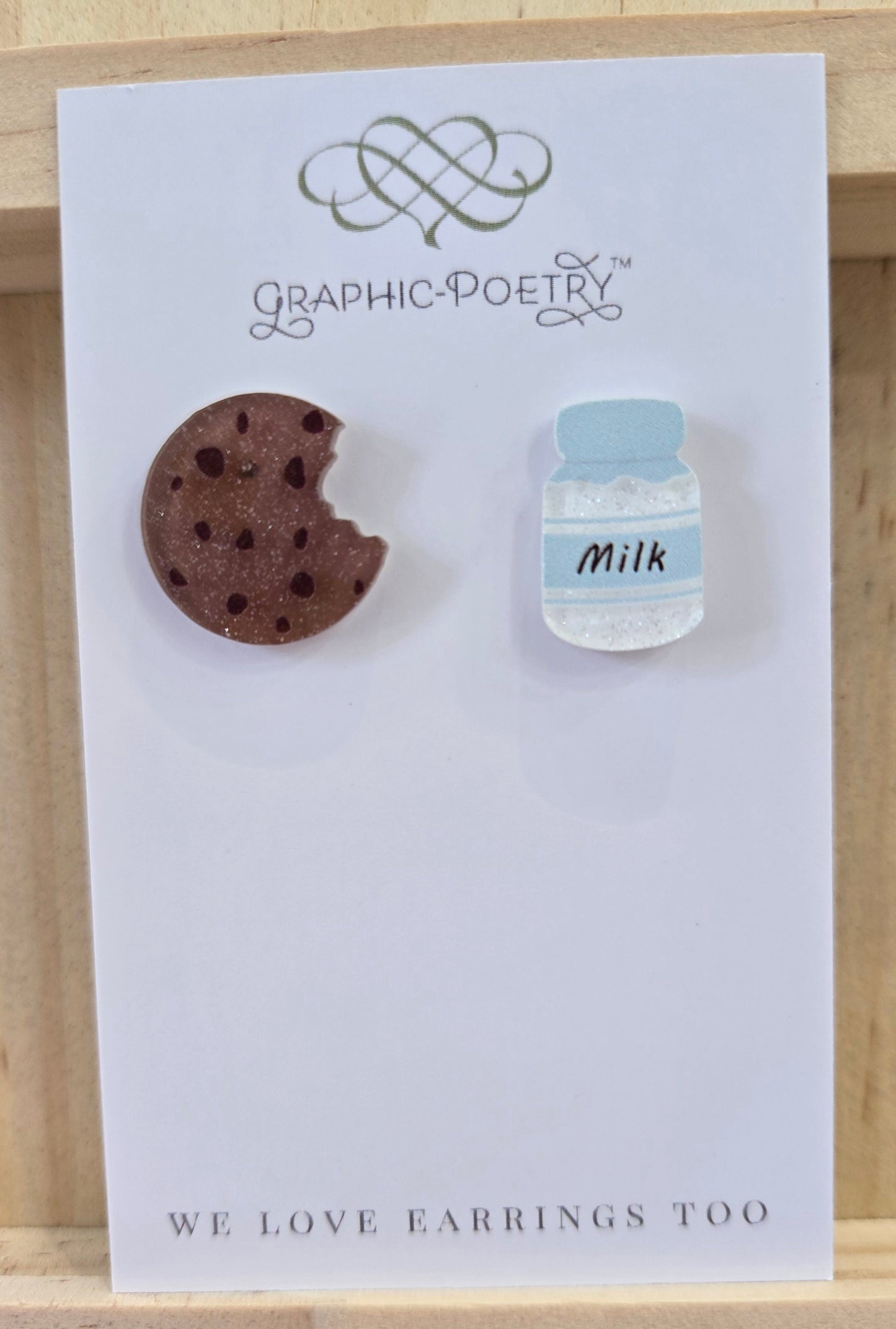 Milk and Cookie Earrings