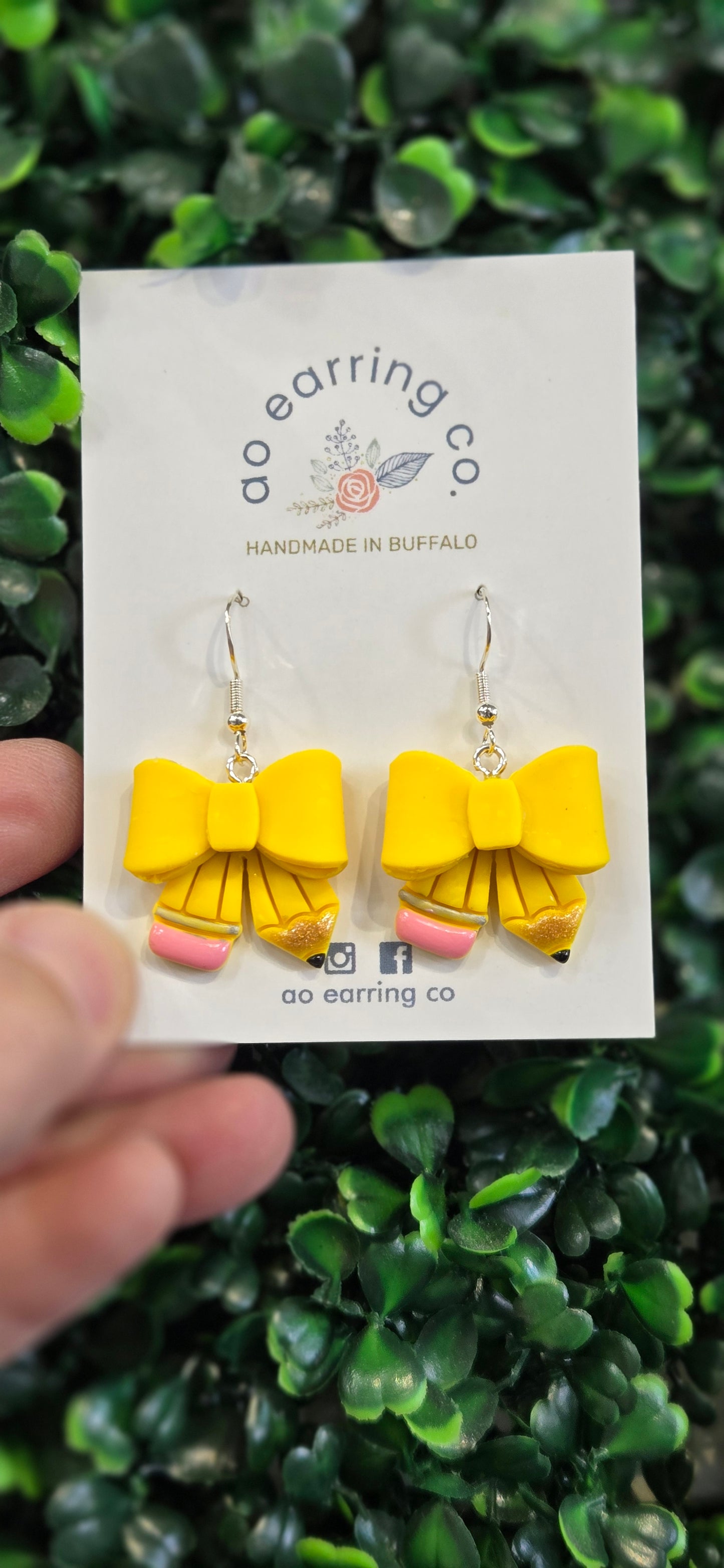 Pencil Bow Dangles