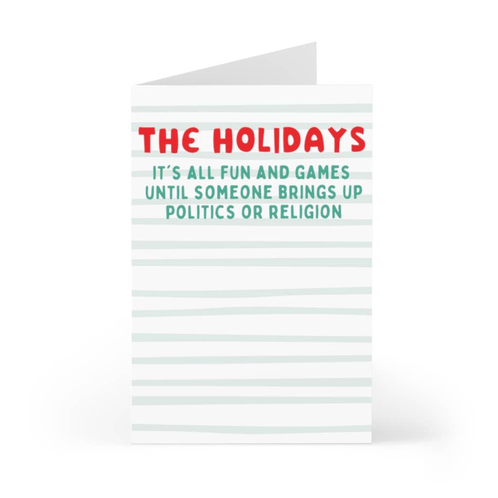 Politics & Religion Christmas Card