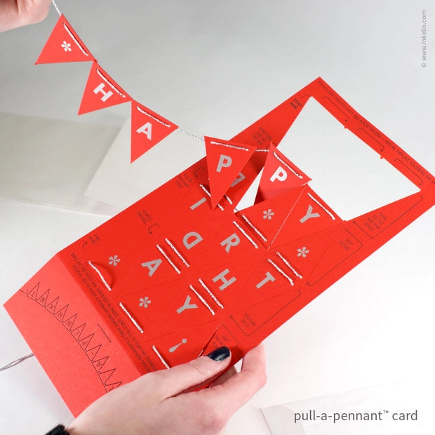 Birthday Pull-A-Pennant™ Greeting Card