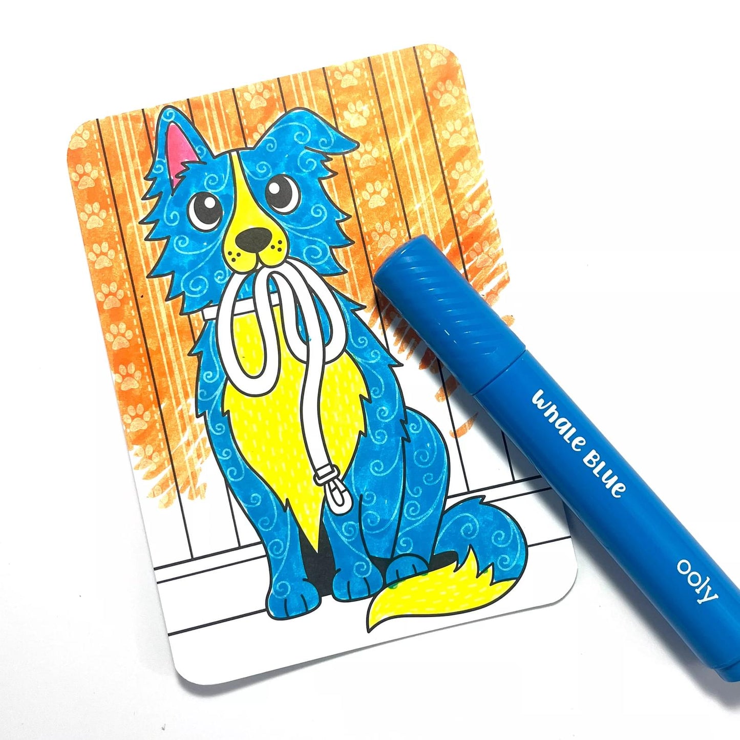 Undercover Art Hidden Patterns Coloring Activity- Dog Days