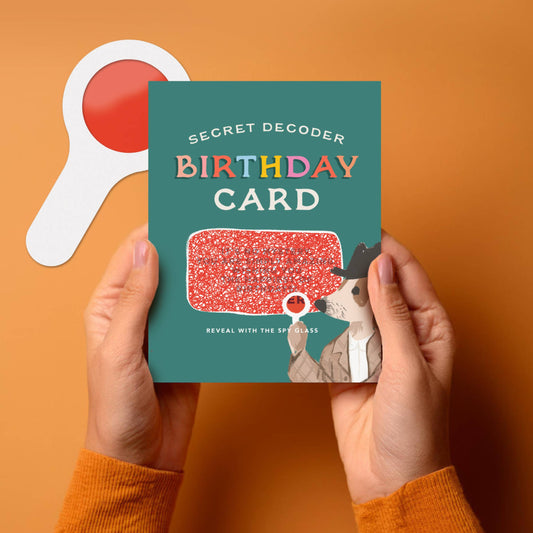 Decoder Card - Birthday Dog Detective