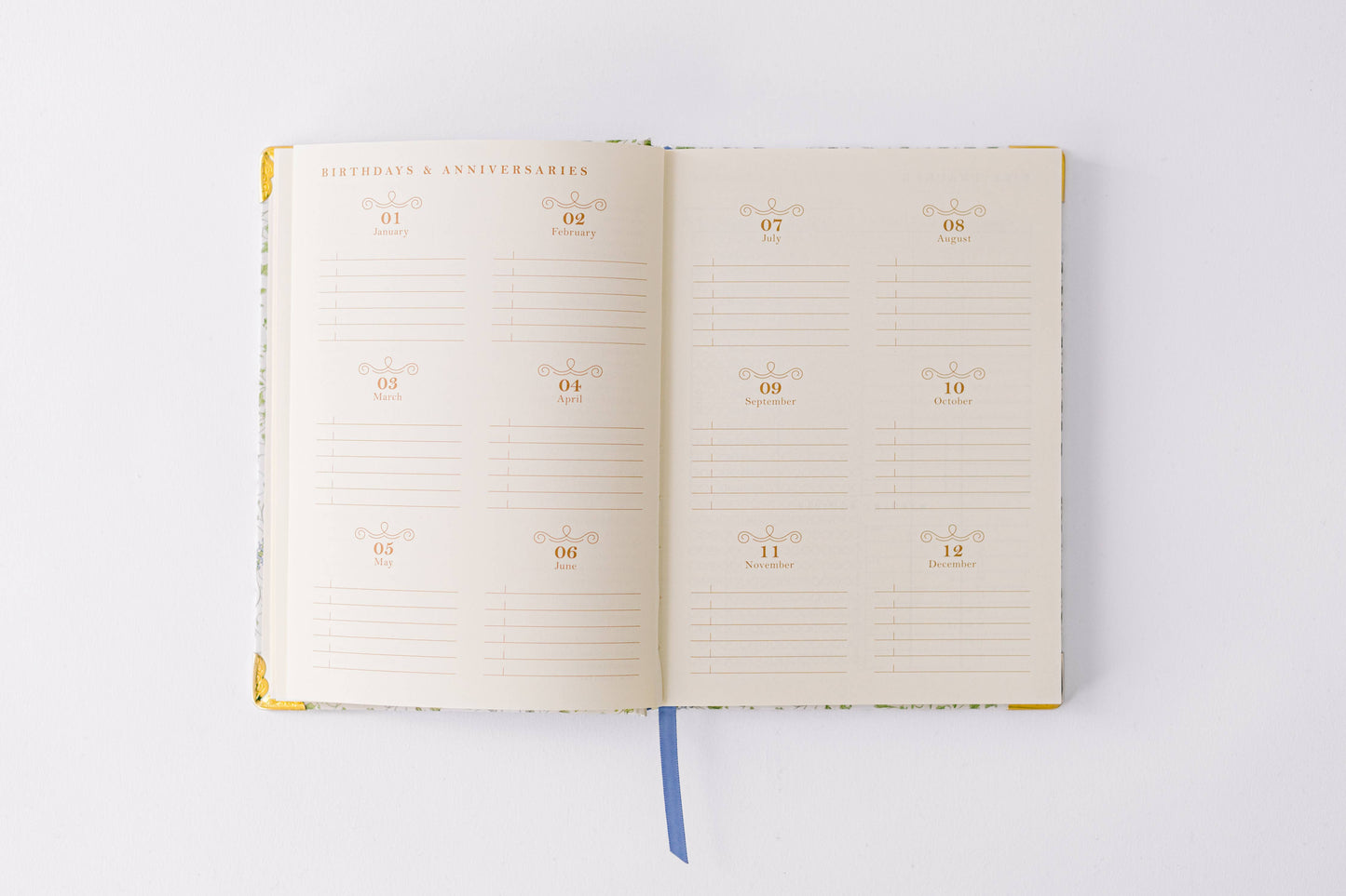 2026 Vine Pattern 17-Month Medium Bound Planner