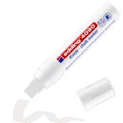 Edding 4090 Chalk Marker - White