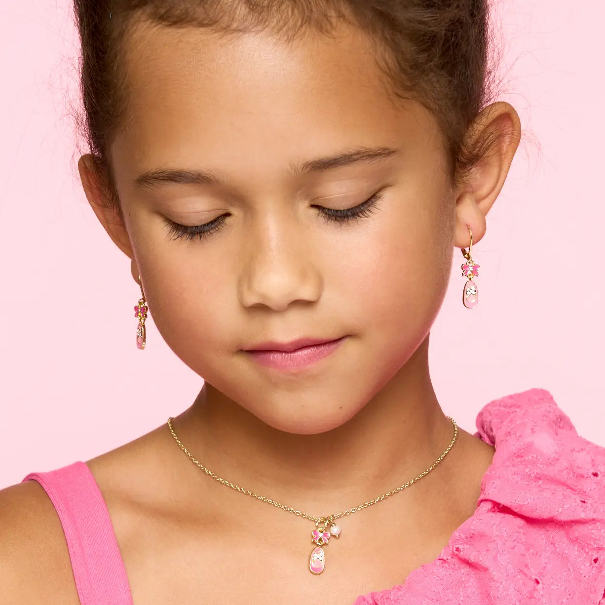 Crystal Ballet Shoes Lever Back Earrings