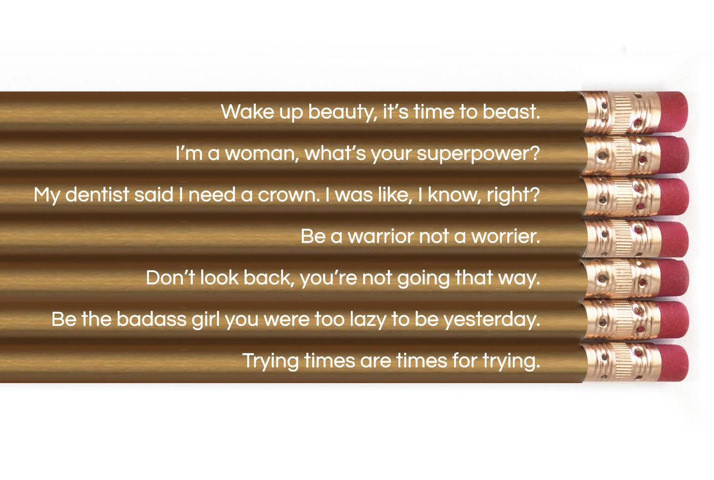 Wake up Beauty! It's time to BEAST! Pencil Set