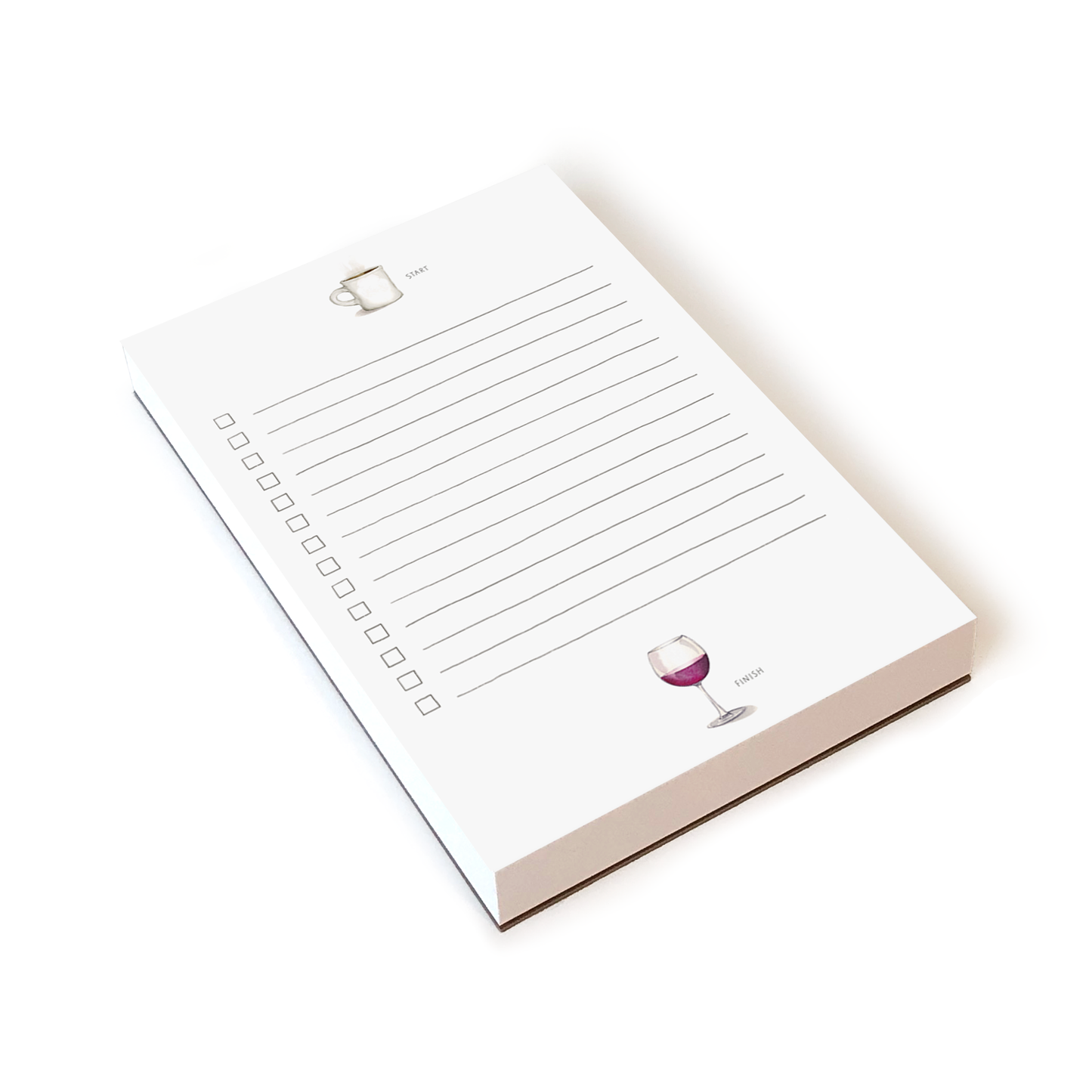 Start & Finish Lined Notepad