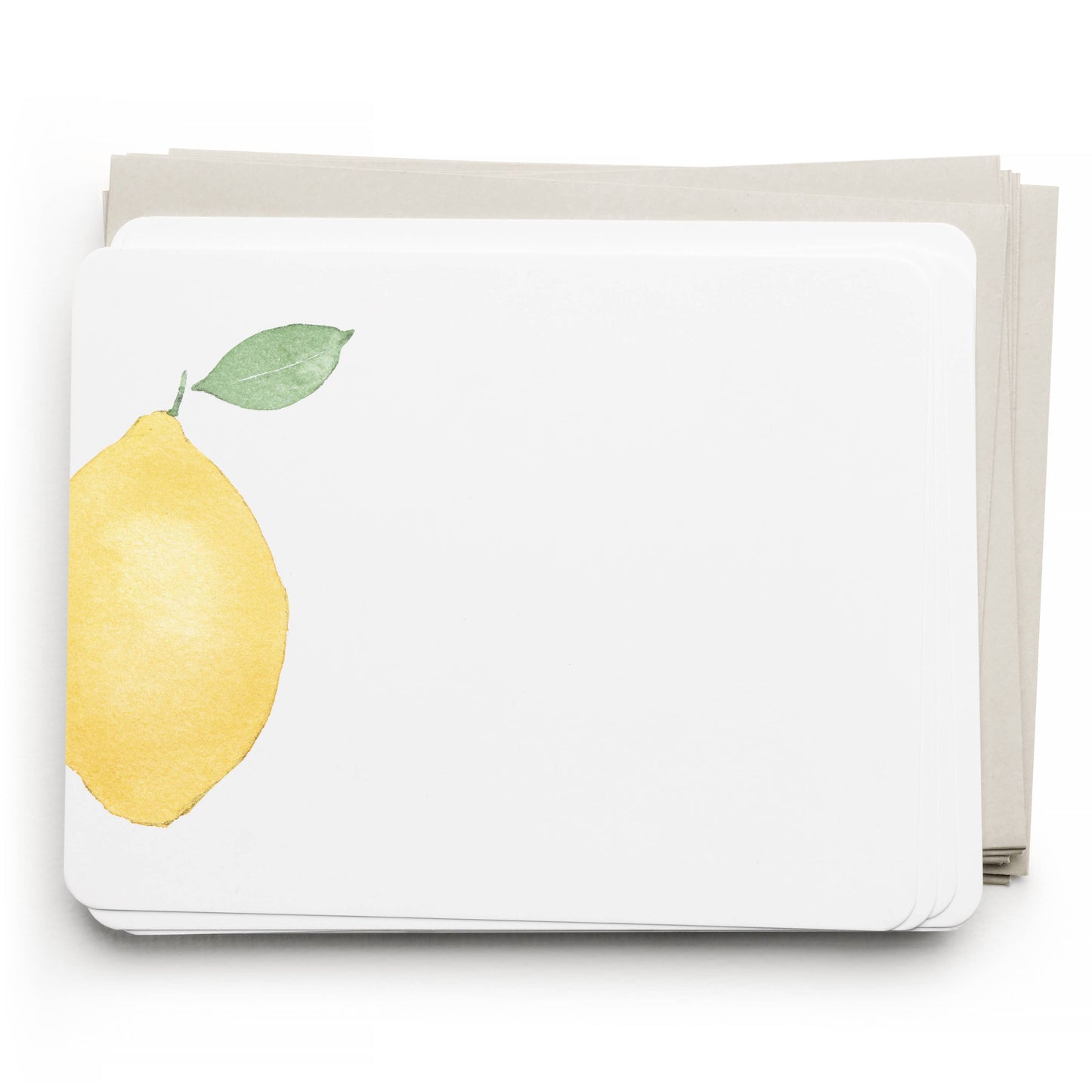Lemon Flat Note (Boxed set of 8)