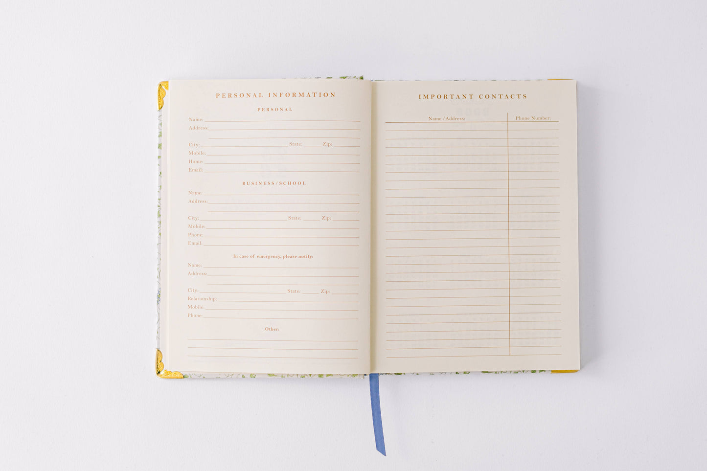 2026 Vine Pattern 17-Month Medium Bound Planner