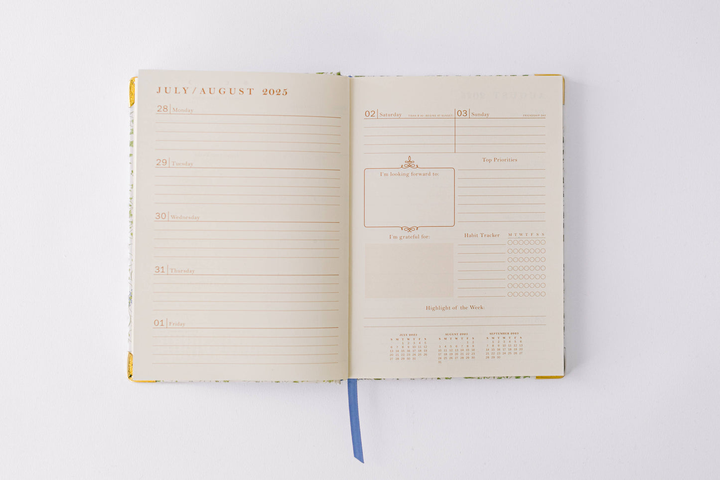 2026 Vine Pattern 17-Month Medium Bound Planner