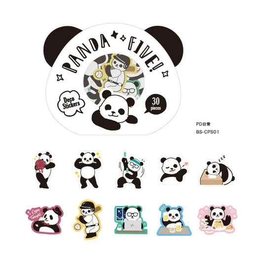 Panda Sticker Flakes