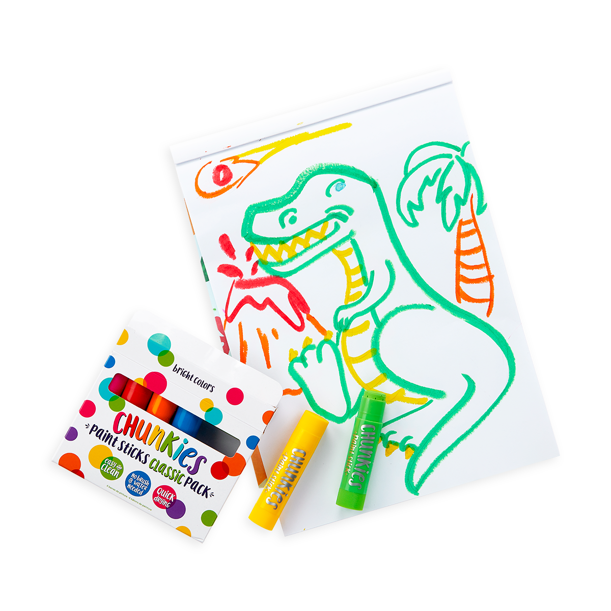 Chunkies Paint Sticks - Set of 6 Classic
