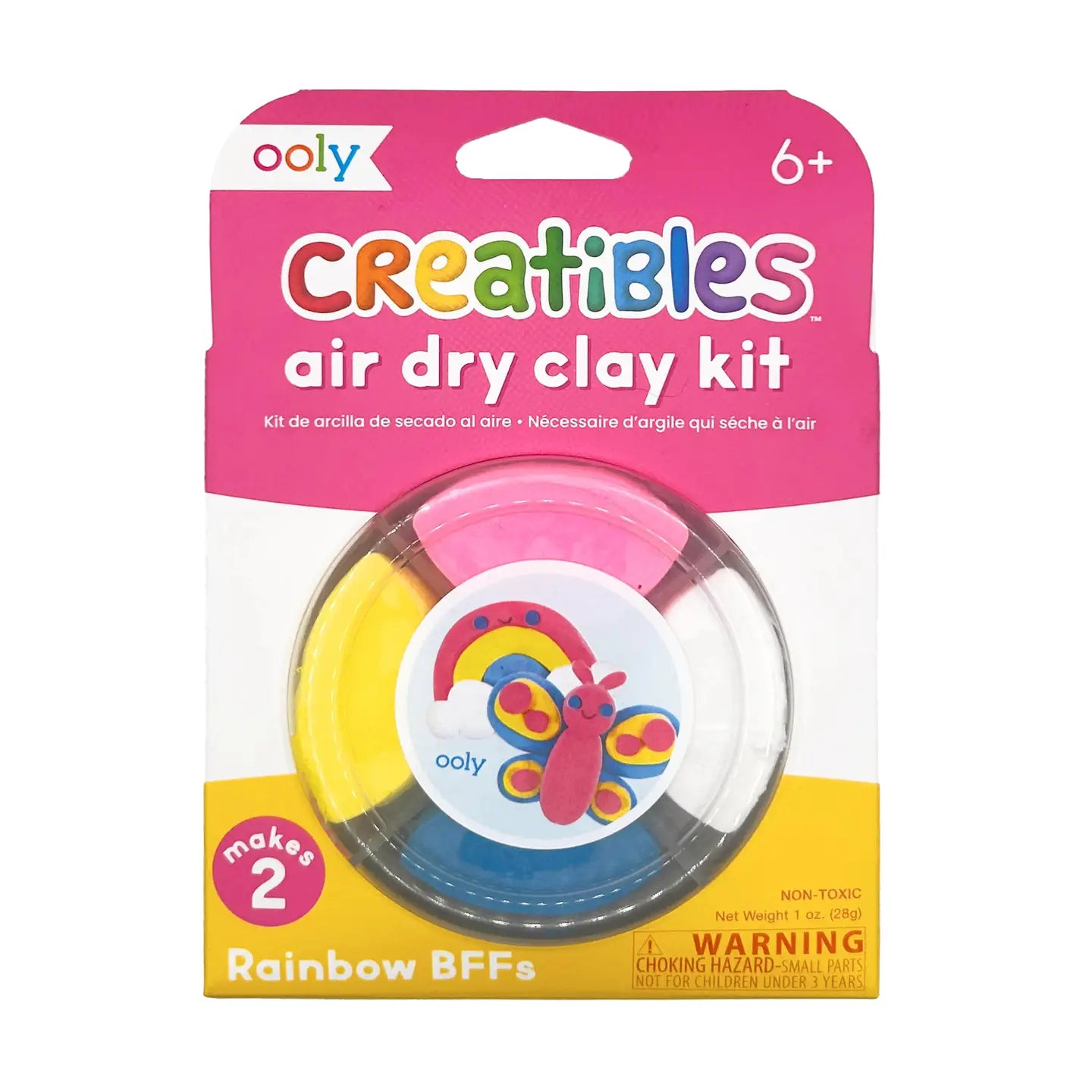 Creatibles Air Dry Clay Kit- Rainbow BFFs