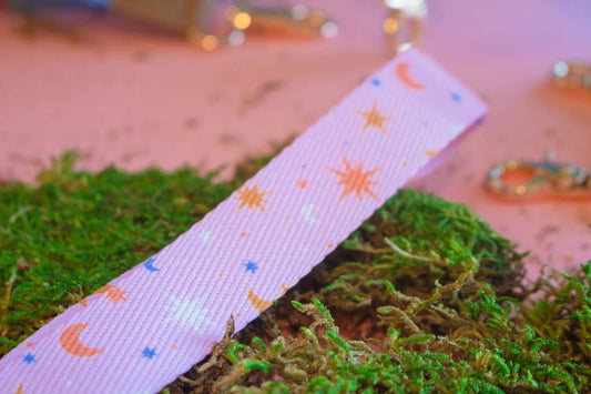 Pink Starry Sky Lanyard