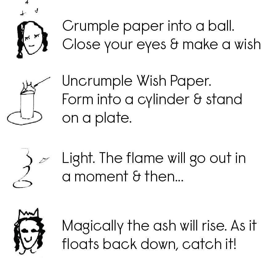 Wish Paper Gold and Silver