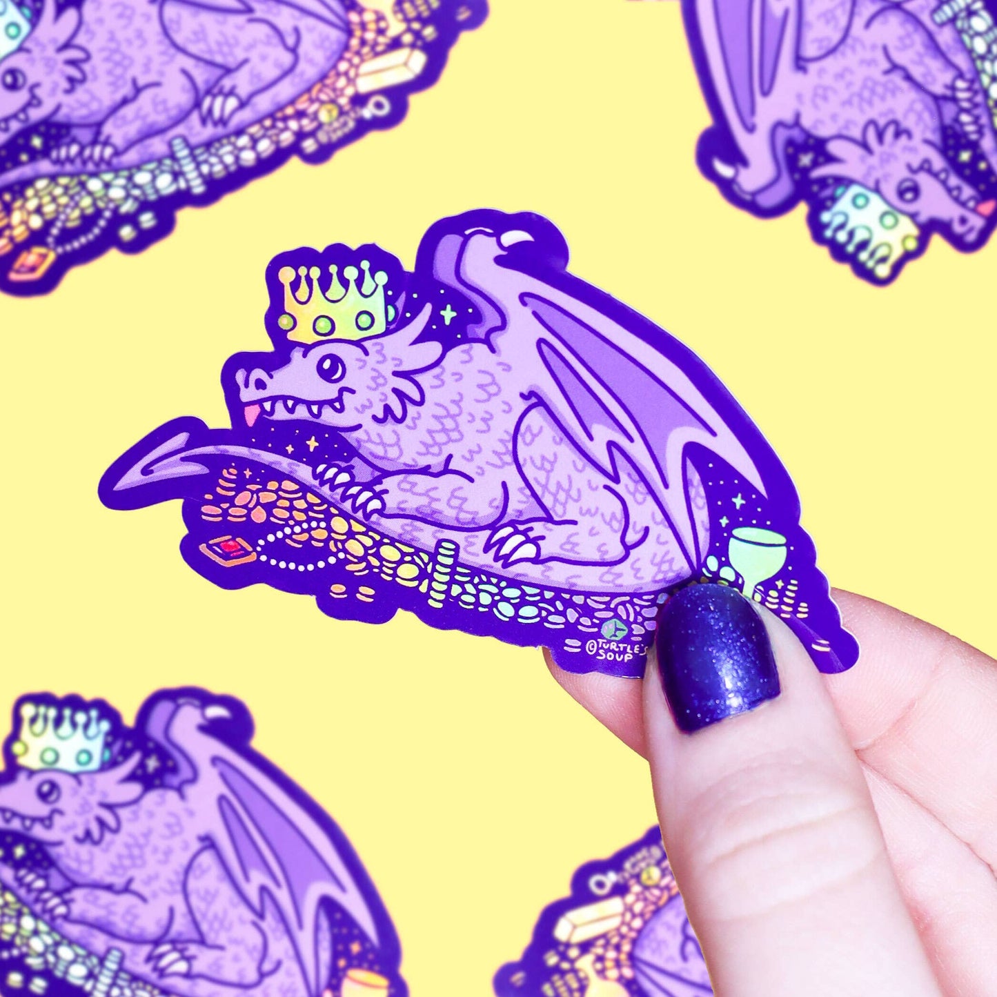 Dragon Treasure Vinyl Sticker