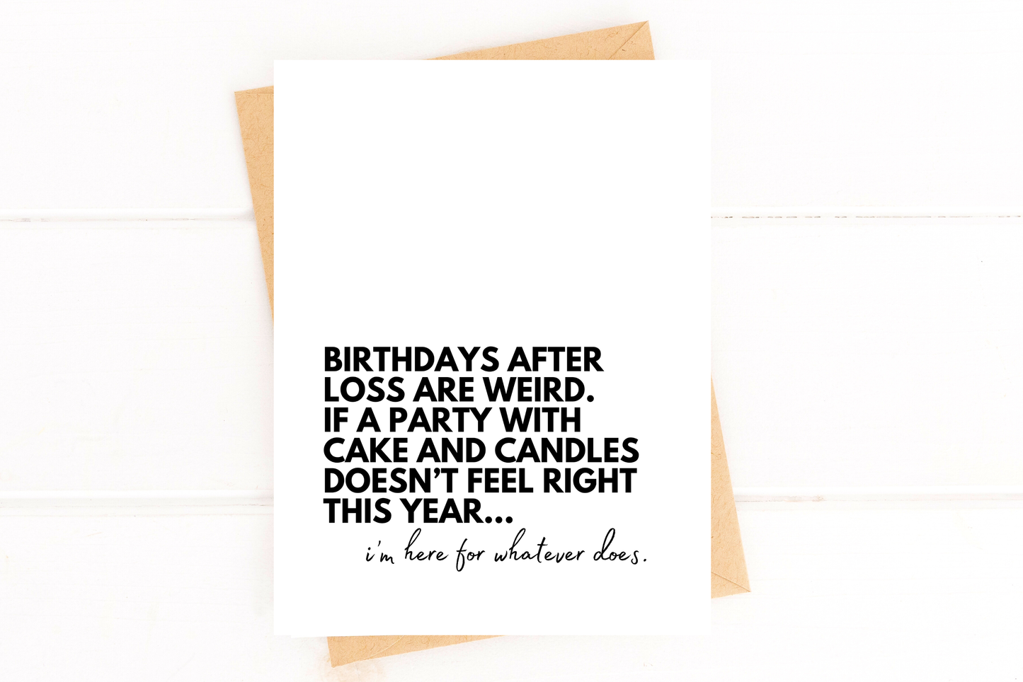 Birthday After Loss Card