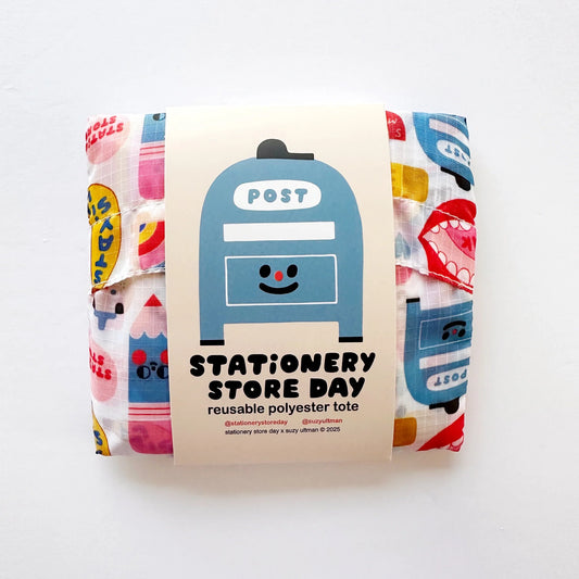 Suzy's Cuties Foldable Tote Stationery Store Day