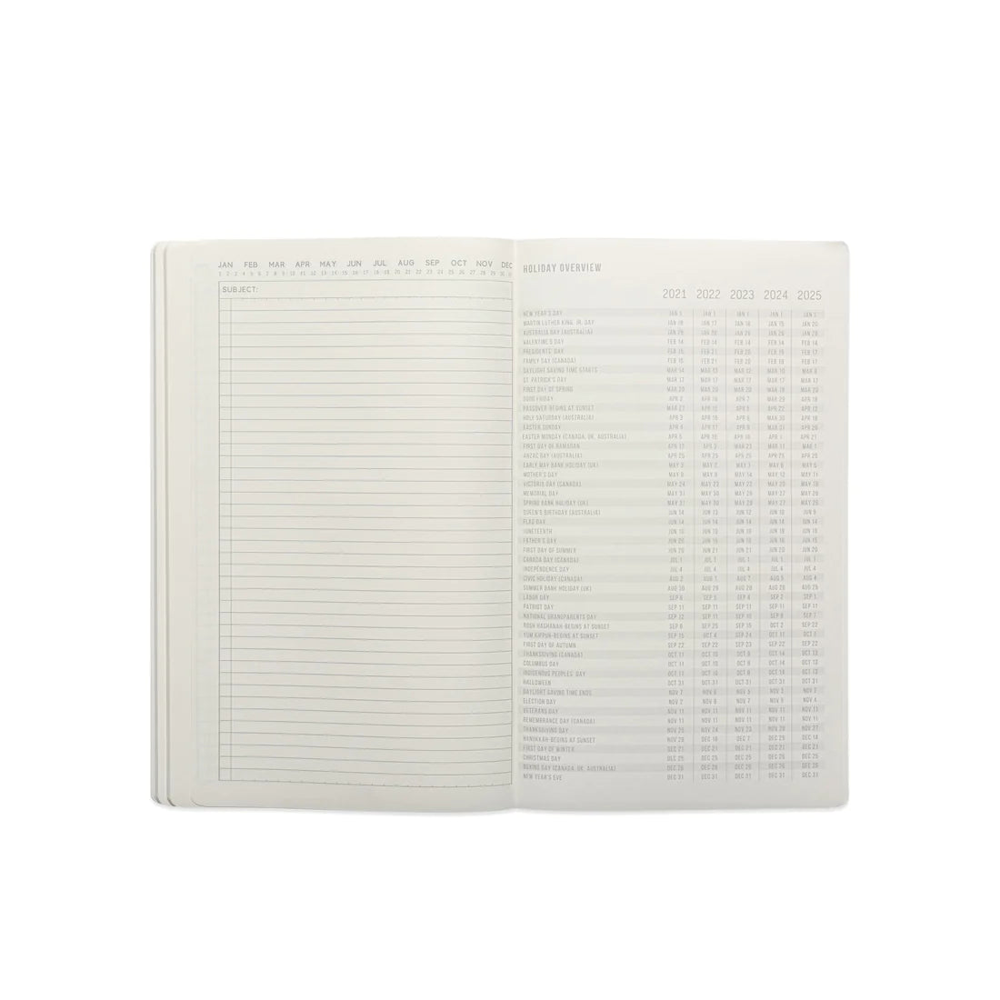 Standard Issue Tall Notebook No.17 - Black