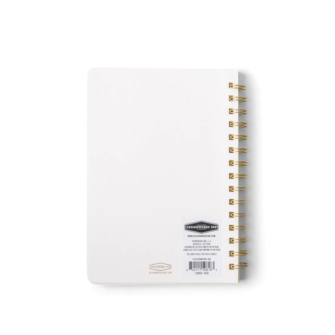 Textured Paper Twin Wire Notebook - Medium Speckled Ivory