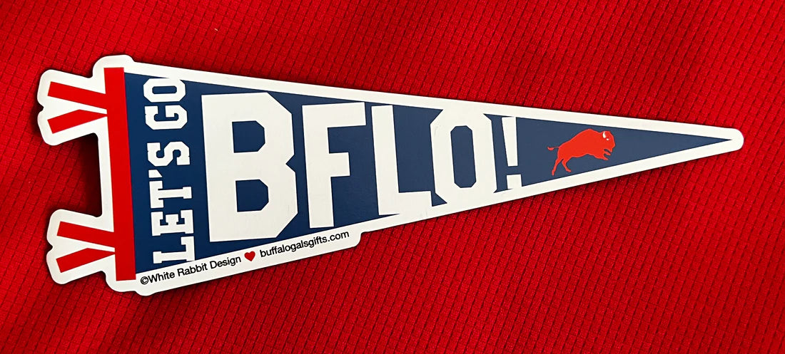 Let's Go BFLO Pennant Magnet