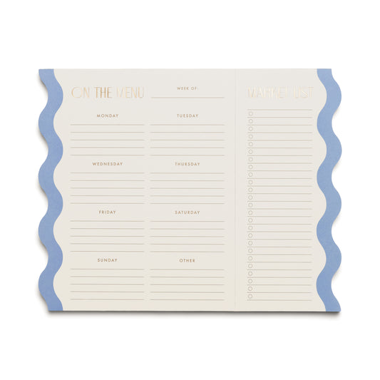 Meal Planner Notepad - Cloud & Cream