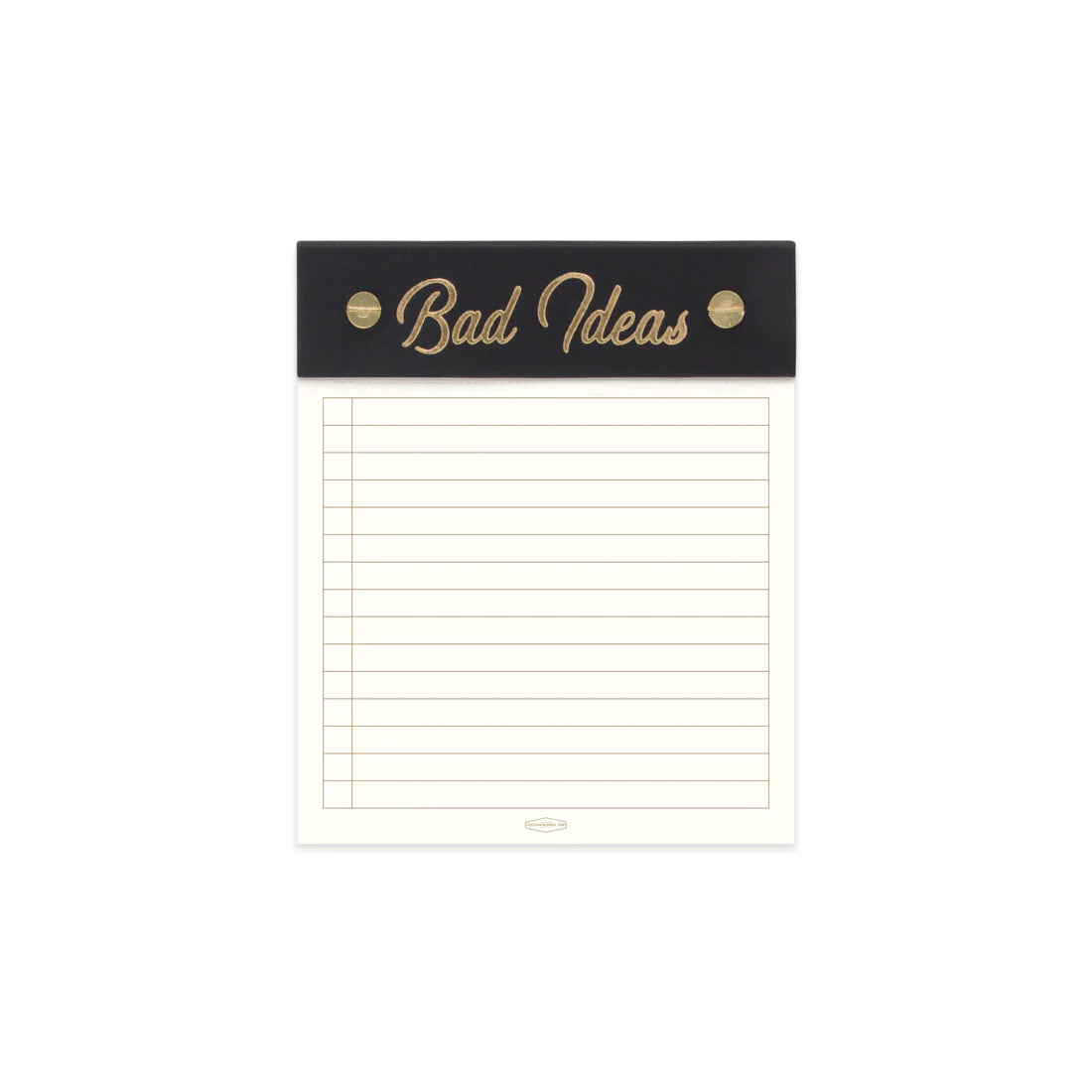 Bad Ideas Post Bound Notepad