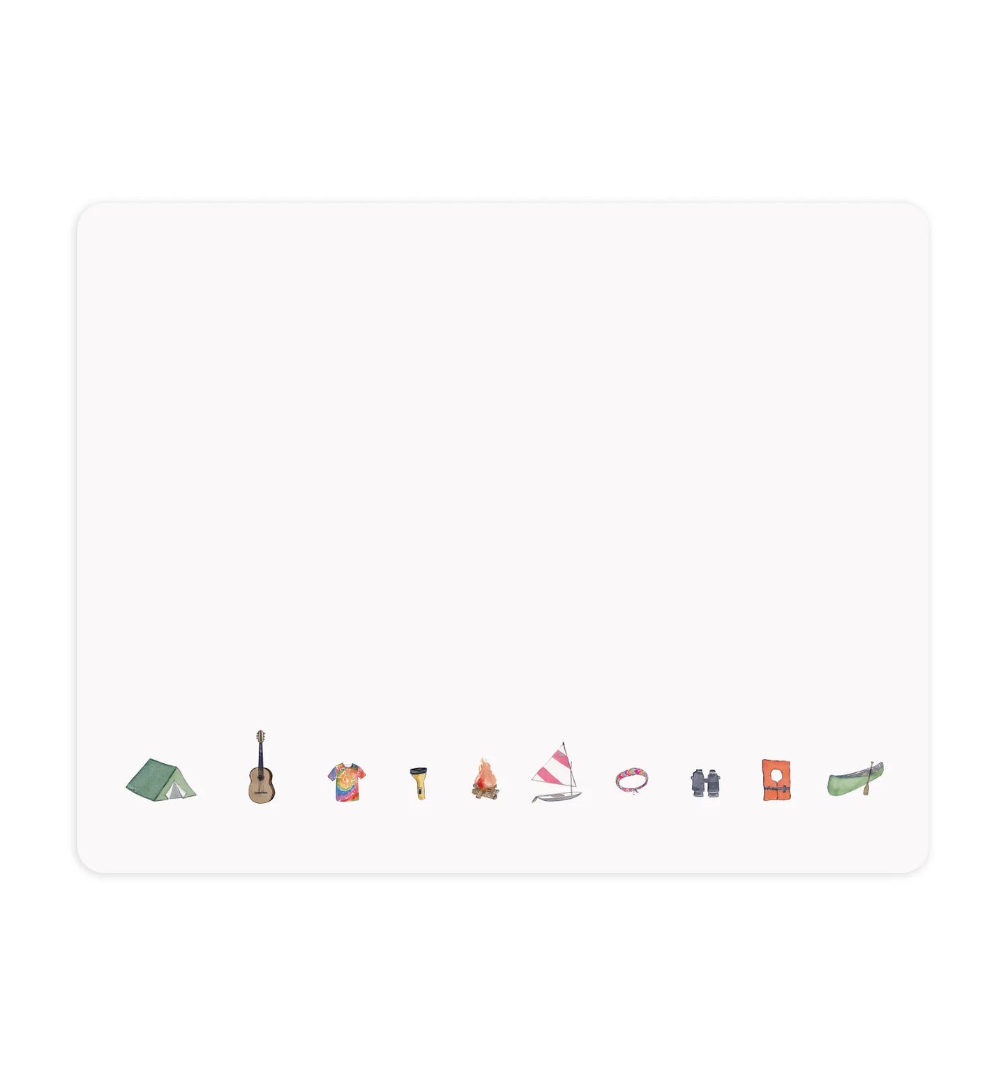 Camp Flat Notes Stationery Set (8 cards & Envelopes)