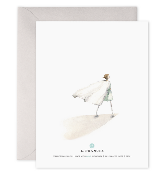 Supergirl Mom Greeting Card