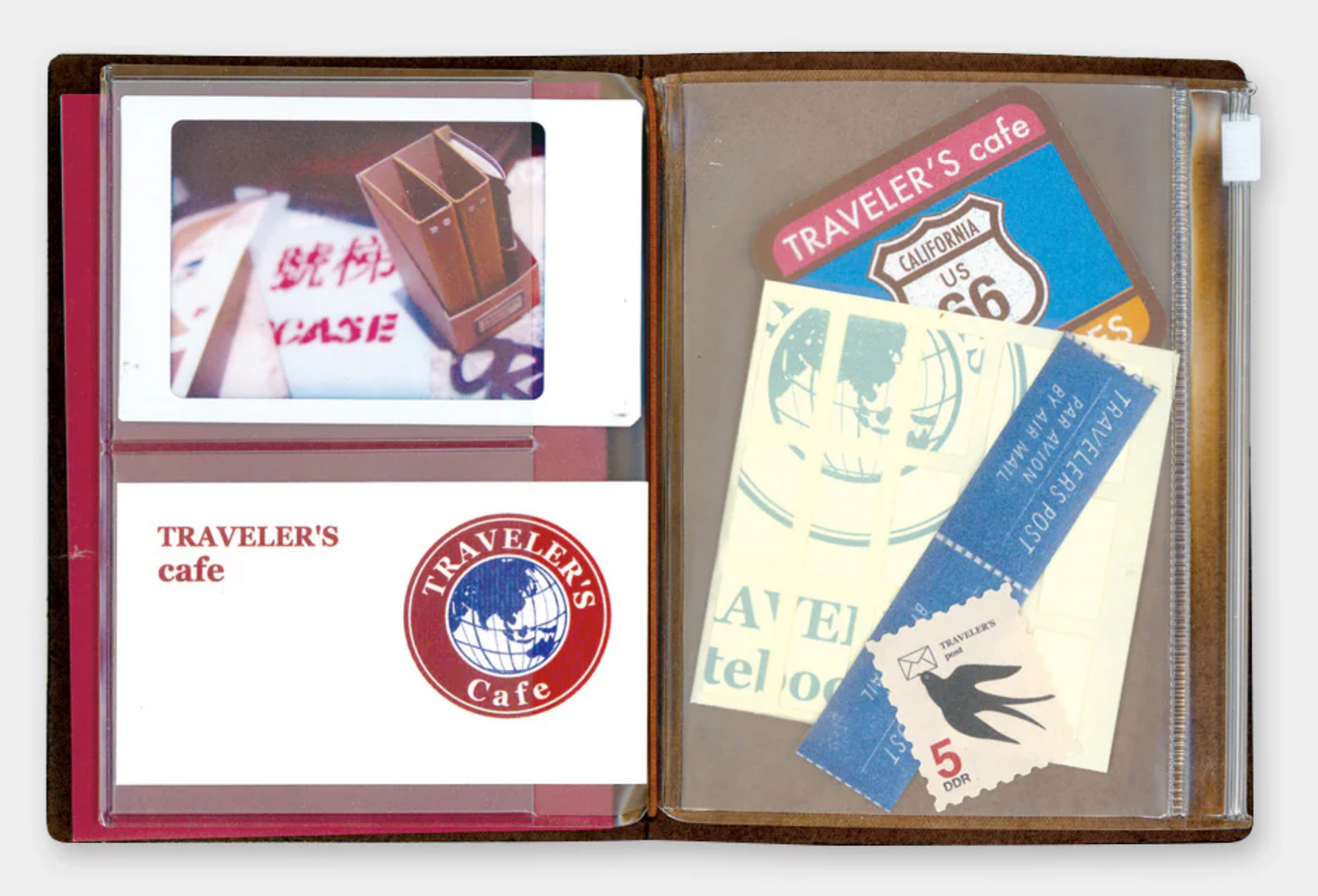 Traveler's Notebook P-004 Zipper Case - Passport Size