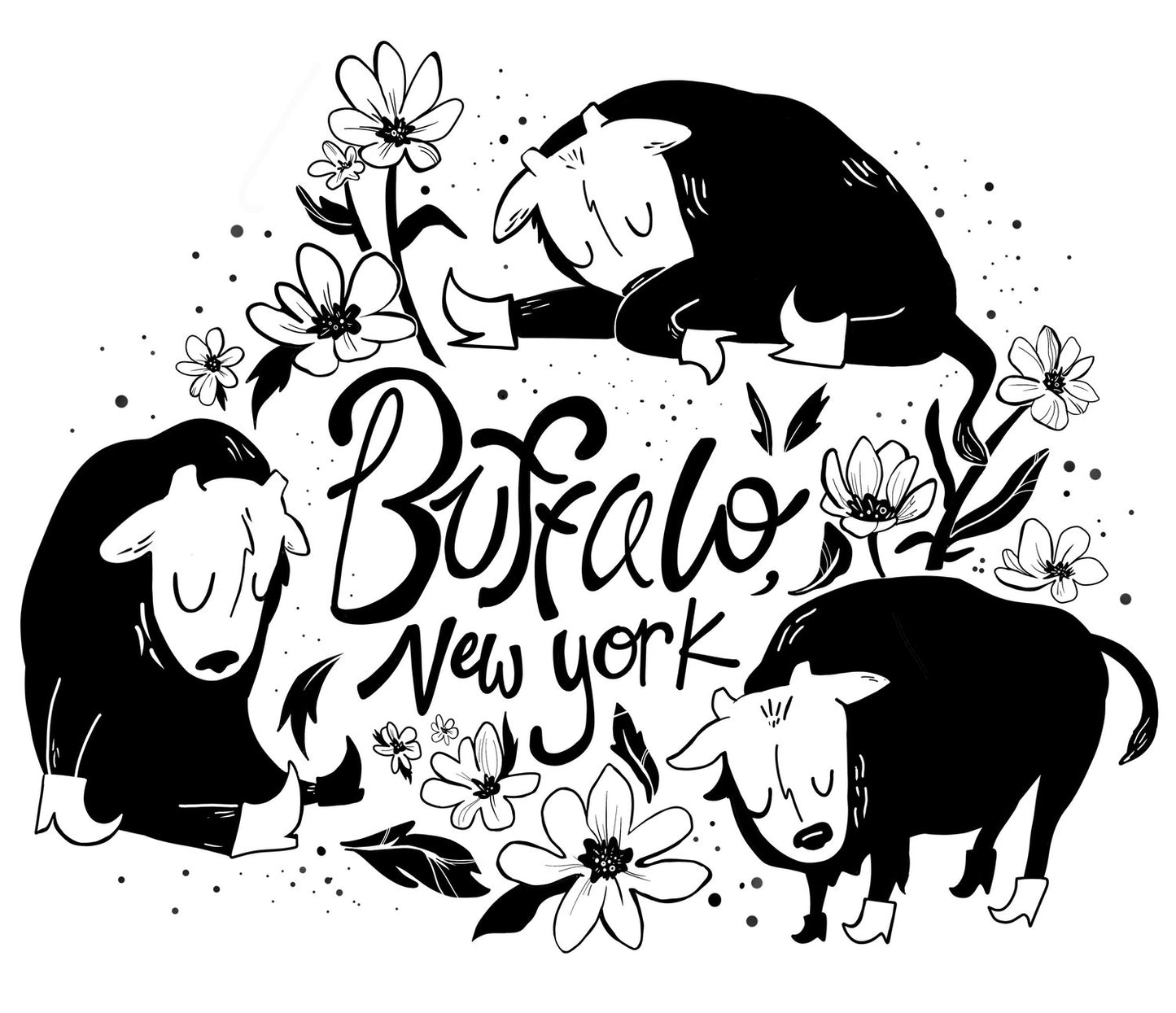 Buffalo in Boots tote