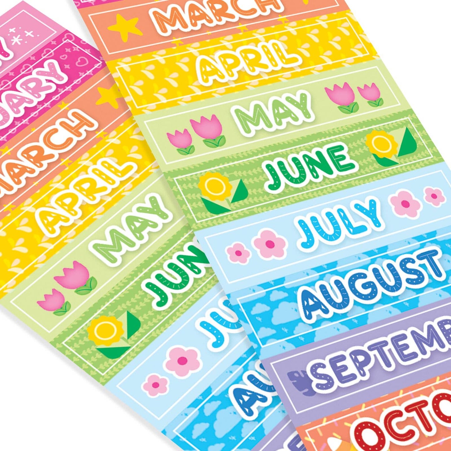 Stickiville Stickers: Months Of The Year
