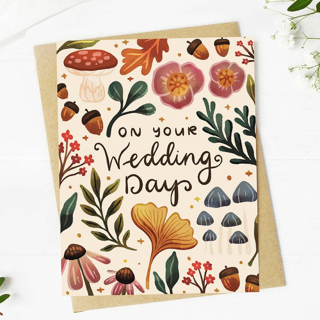 Fall Wedding Card