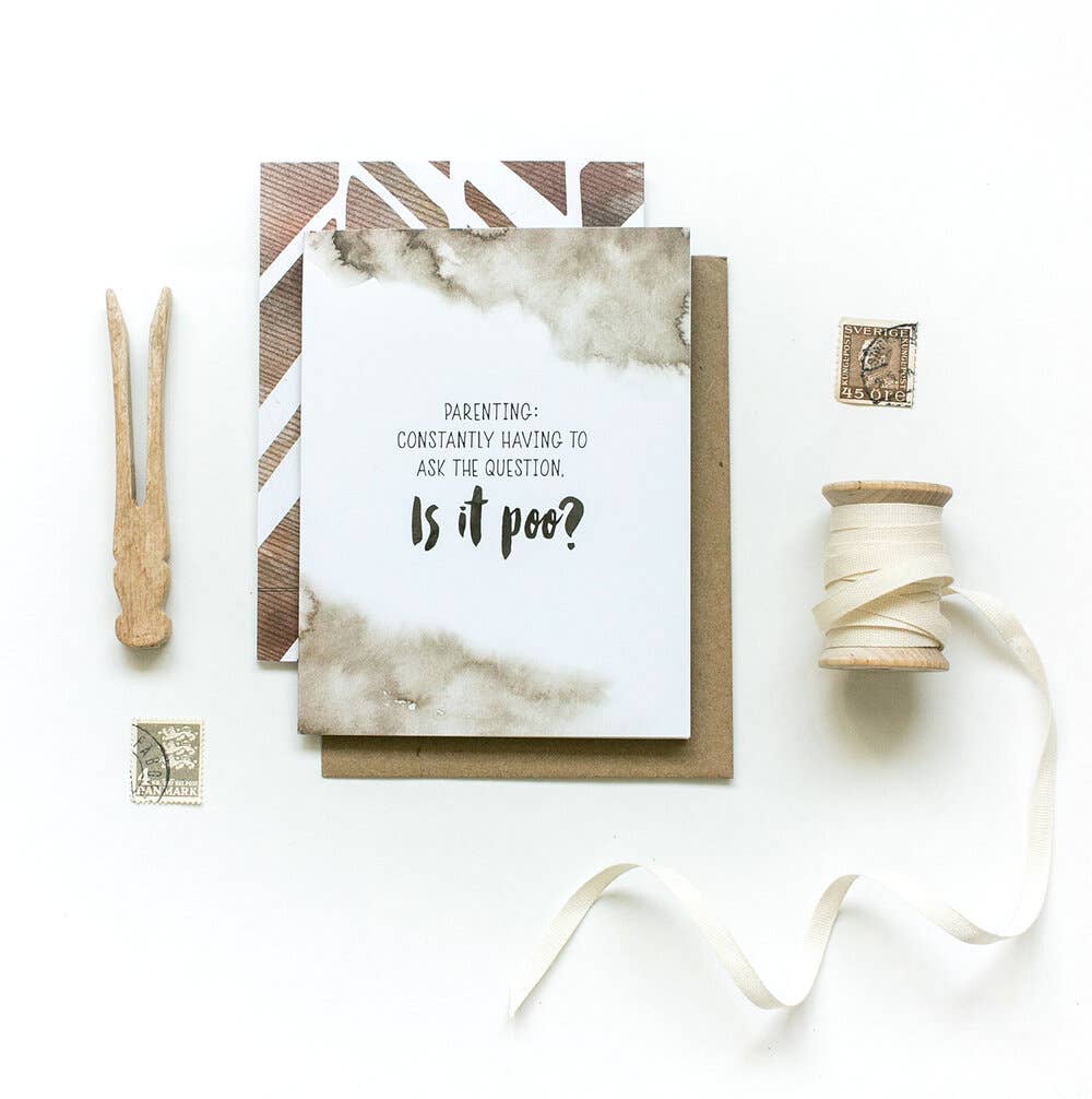 Is It Poo- Parent Support Card