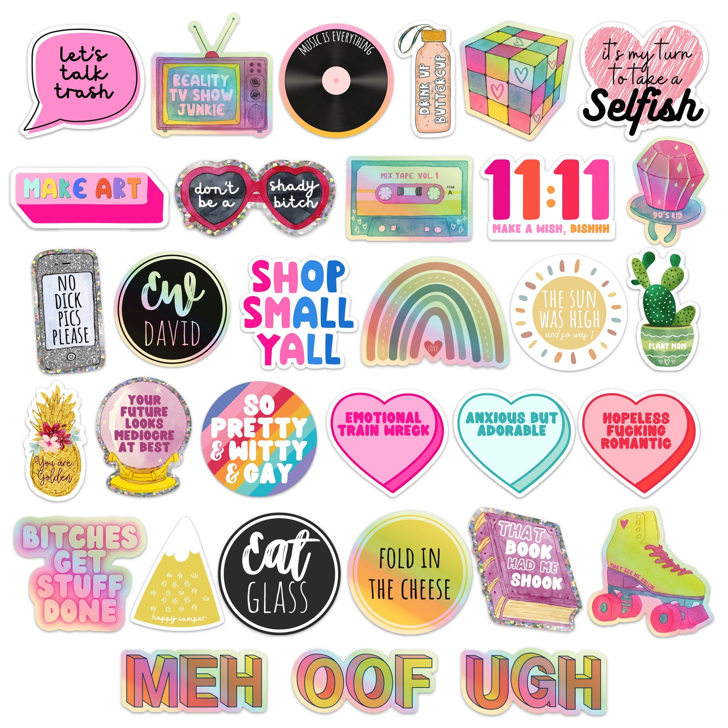 Swiftie #TTPD Holographic Sticker