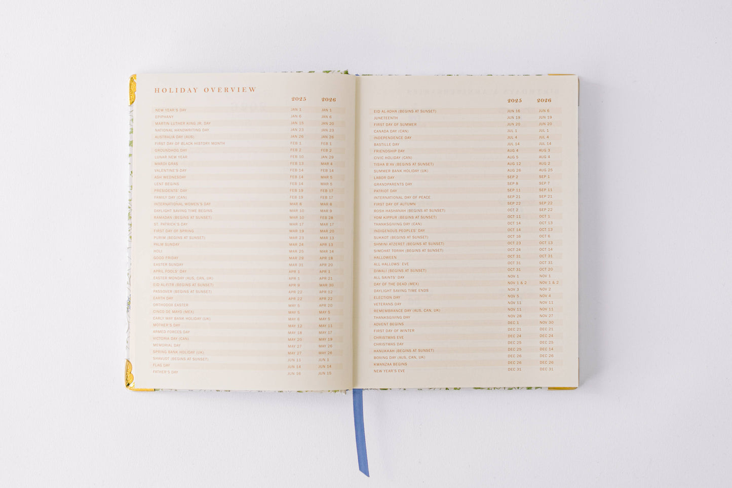 2026 Vine Pattern 17-Month Medium Bound Planner
