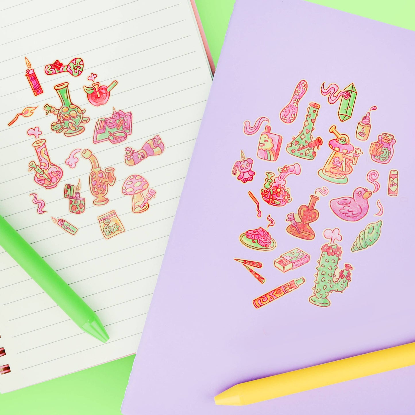Smoke Shop Vinyl Sticker Sheet