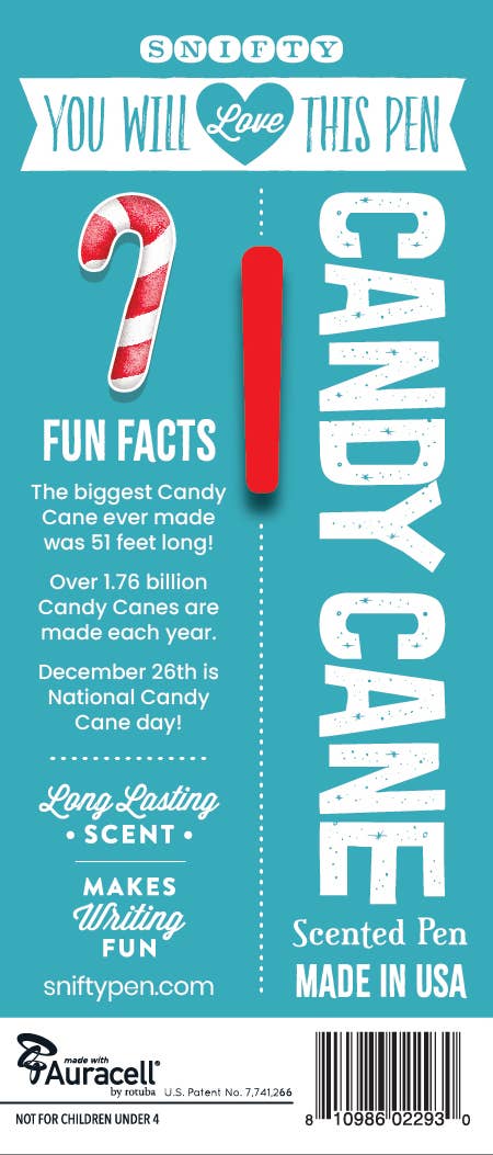 Candy Cane Scented Pen