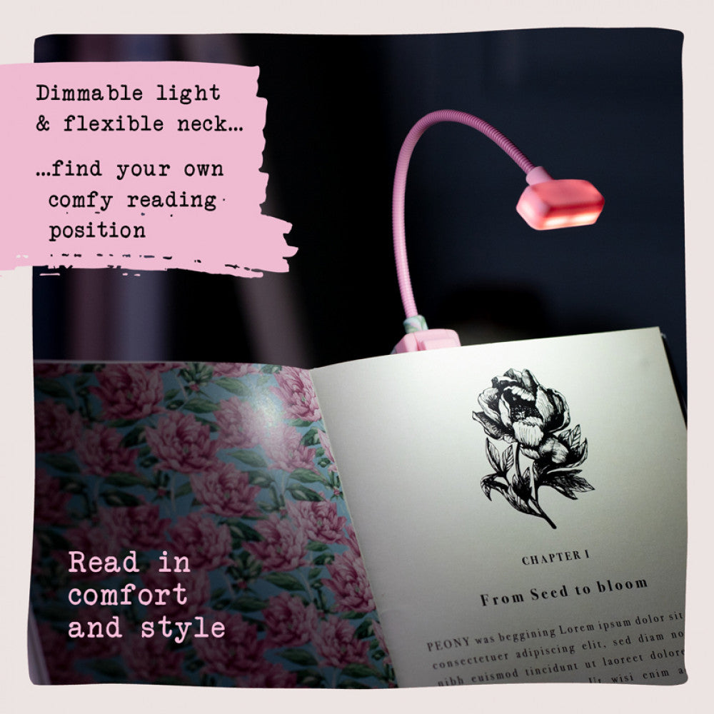 Book Lover's Reading Light- Dark Moth