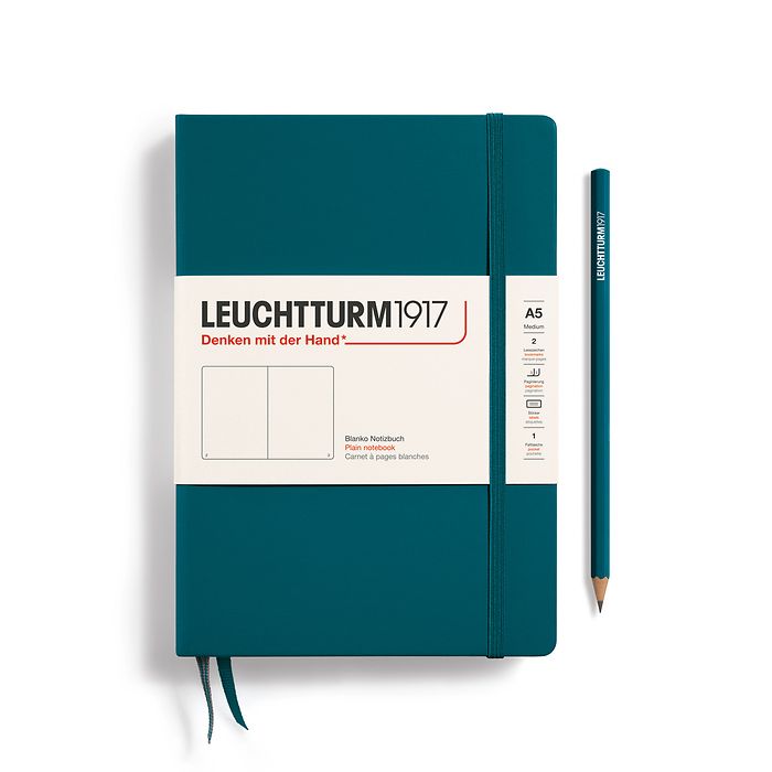 Leuchtturm1917 Medium Notebook- Pacific Green Plain