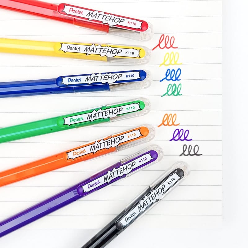 Pentel Mattehop Gel Pens Set – Original