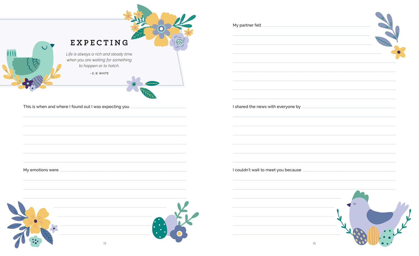 Reflections for My Baby Journal